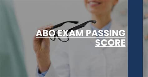 abo optometry exam score